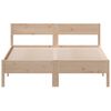 vidaXL Massivholzbett ohne Matratze 120x190 cm Kiefernholz