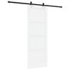 vidaXL Schiebet&uuml;r ORKDAL Wei&szlig; 78 x 211 cm Massives Kiefernholz