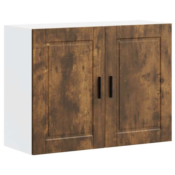 vidaXL K&uuml;chen-H&auml;ngeschrank Porto R&auml;uchereiche Holzwerkstoff