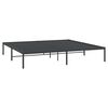 vidaXL Bettgestell Metall Schwarz 183x213 cm