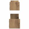 vidaXL Wandregal 2 pcs Artisan-Eiche 60 x 16 x 14 cm Holzwerkstoff