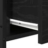 vidaXL Nachttisch Schwarz Eichen-Optik 34 x 35,5 x 70 cm Holzwerkstoff