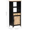 vidaXL Highboard 45x32x110 cm Mango Massivholz