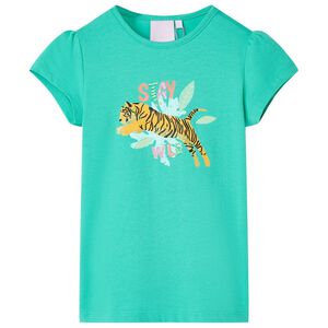 vidaXL Kinder-T-Shirt Minzgr&uuml;n 116