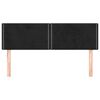 vidaXL Kopfteile 2 Stk. Schwarz 72x5x78/88 cm Samt