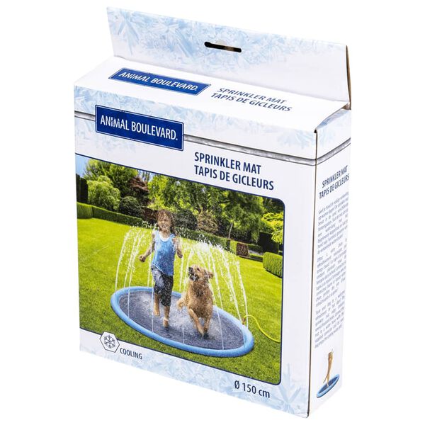 Animal Boulevard Sprinklermatte f&uuml;r Haustier Cooling L &Oslash; 150 cm Blau