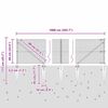 vidaXL Zaunpfosten Gr&uuml;n 10 x 0,6 m (16 x 16 mm Netz) Stahl und PVC