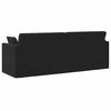 vidaXL Boden-Sofa-Bett 200cm Schwarz Samt