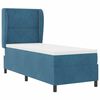 vidaXL Boxspringbett mit Matratze Dunkelblau 200 x 80 cm Polyester