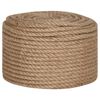 vidaXL Seil 100% Jute 14 mm 250 m