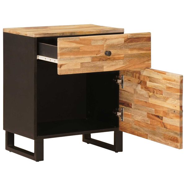 vidaXL Bettkasten Braun 50 x 33 x 60 cm Massivholz Mango