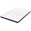 vidaXL Matratzenauflage Wei&szlig; 160 x 200 cm Jacquard Stoff
