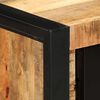 vidaXL Konsolentisch 90x35x75 cm Raues Massivholz Mango