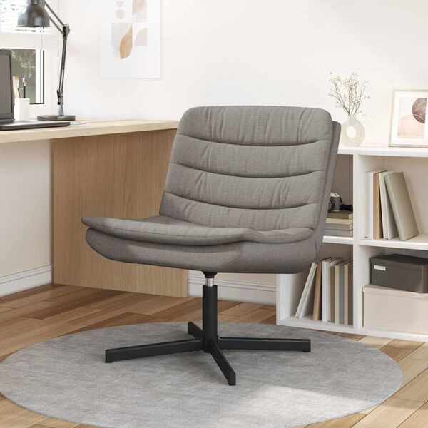 vidaXL Drehstuhl Taupe 63 x 75 x 76 cm Stoff