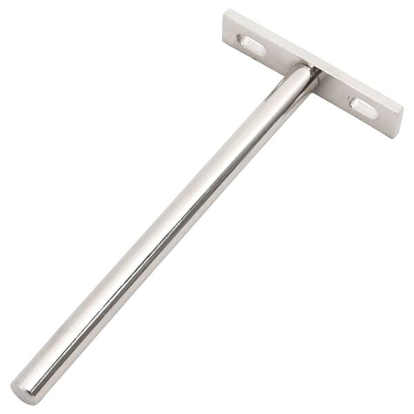 vidaXL Regaltr&auml;ger Schwebend 12 Stk. Unsichtbar &Oslash;10x150 mm