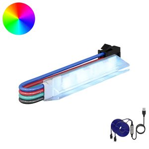 vidaXL LED Streifen 4 pcs Schwarz und Mehrfarbig 150 cm
