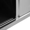 vidaXL Arbeitsschr&auml;nke mit Schiebet&uuml;ren 2 Stk. 240x50x(95-97) cm Edelstahl