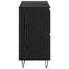 vidaXL Sideboard Schwarz Eichen-Optik 60 x 35 x 70 cm