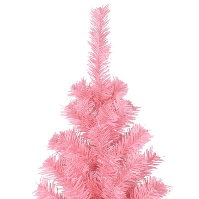 vidaXL Künstlicher Weihnachtsbaum mit Ständer Rosa 180 cm PVC