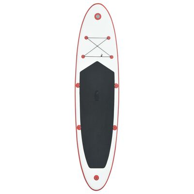vidaXL Stand Up Paddle Board SUP Aufblasbar Rot und Weiß