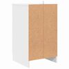 vidaXL Nachttisch mit Schubladen Wei&szlig; 38 x 38 x 66 cm Holzwerkstoff