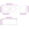 vidaXL K&uuml;chenschrank mit Speicher Kalmar Graues Sonoma 80 x 31 x 40 cm