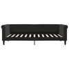 vidaXL Tagesbett Schwarz 90x200 cm Samt
