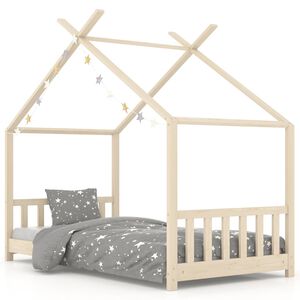 vidaXL Kinder-Bettgestell Massivholz Kiefer 80 x 160 cm