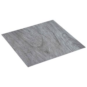 vidaXL Bodenplanken 55 pcs Hellgrau 5,11 m&sup2; PVC
