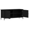 vidaXL TV-Schr&auml;nk Schwarz Eichen-Optik 100 x 35 x 45 cm Holzwerkstoff