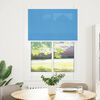 vidaXL Plissee Blau 90x100 cm Stoffbreite 89,4 cm Polyester