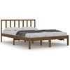 vidaXL Massivholzbett Honigbraun Kiefer 135x190 cm