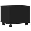 vidaXL Druckerständer mit Rollen Schwarz 41x32x34,5 cm