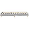 vidaXL Bettrahmen Graues Sonoma 203 x 93 x 25 cm Holzwerkstoff