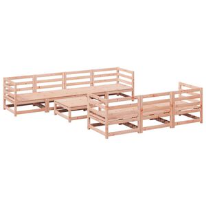 vidaXL 8-tlg. Garten-Sofagarnitur Massivholz Douglasie