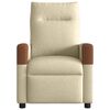 vidaXL Relaxsessel Elektrisch Creme Stoff