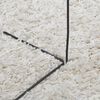 vidaXL Teppich Shaggy Hochflor Modern Creme 120x170 cm