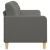 vidaXL 3-Sitzer-Sofa Dunkelgrau 180 cm Stoff