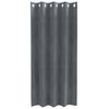 vidaXL Verdunkelungsvorh&auml;nge 2 pcs Hellgrau 140 x 175 cm Samt