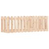 vidaXL Hochbeet Lattenzaun-Design 150x50x50 cm Massivholz Kiefer