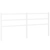 vidaXL Kopfteil Metall Wei&szlig; 193 cm