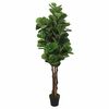 vidaXL Feigenbaum K&uuml;nstlich 232 Bl&auml;tter 180 cm Gr&uuml;n