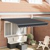 vidaXL Markise Einziehbar Anthrazit 3x2,5 m Stoff und Aluminium