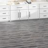 vidaXL Bodenplanken 18 pcs Gestreiftes Grau 2,51 m&sup2; PVC