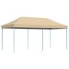 vidaXL Partyzelt Faltbar Pop-Up Beige 580x292x315 cm