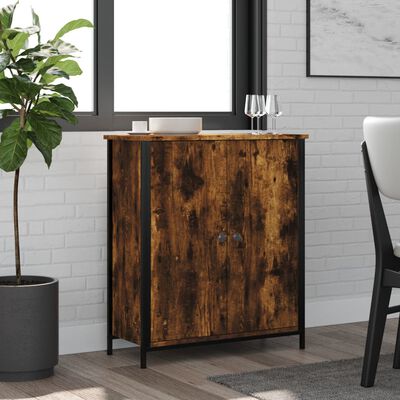 vidaXL Sideboard Räuchereiche 70x30x80 cm Holzwerkstoff