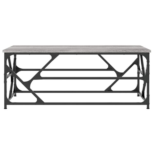vidaXL Couchtisch Grau Sonoma 100x50x40 cm Holzwerkstoff