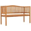 vidaXL Gartenbank 150 cm Massivholz Teak