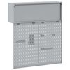 vidaXL Werkzeugschrank-Set 3 pcs Rot Pulverbeschichteter Stahl