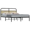 vidaXL Bettgestell ohne Matratze 160x200 cm Sonoma-Eiche Holzwerkstoff